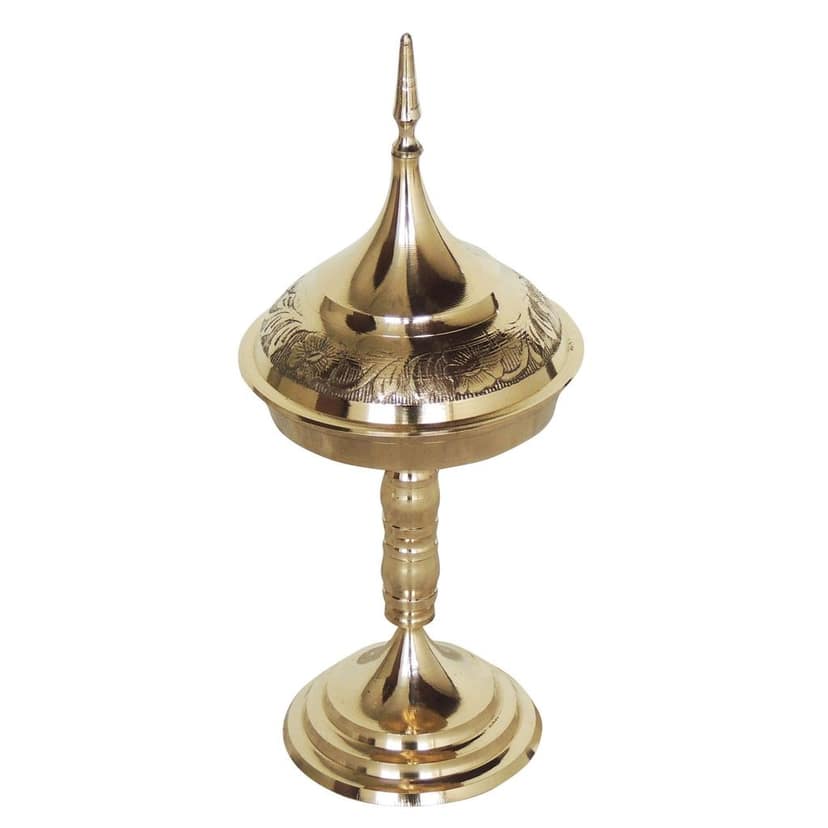 Brass Hurahi Hori No.3 | Classic Brass Ritual Bowl, Height : 10.6 Inch (ZMAS507 C) view 3