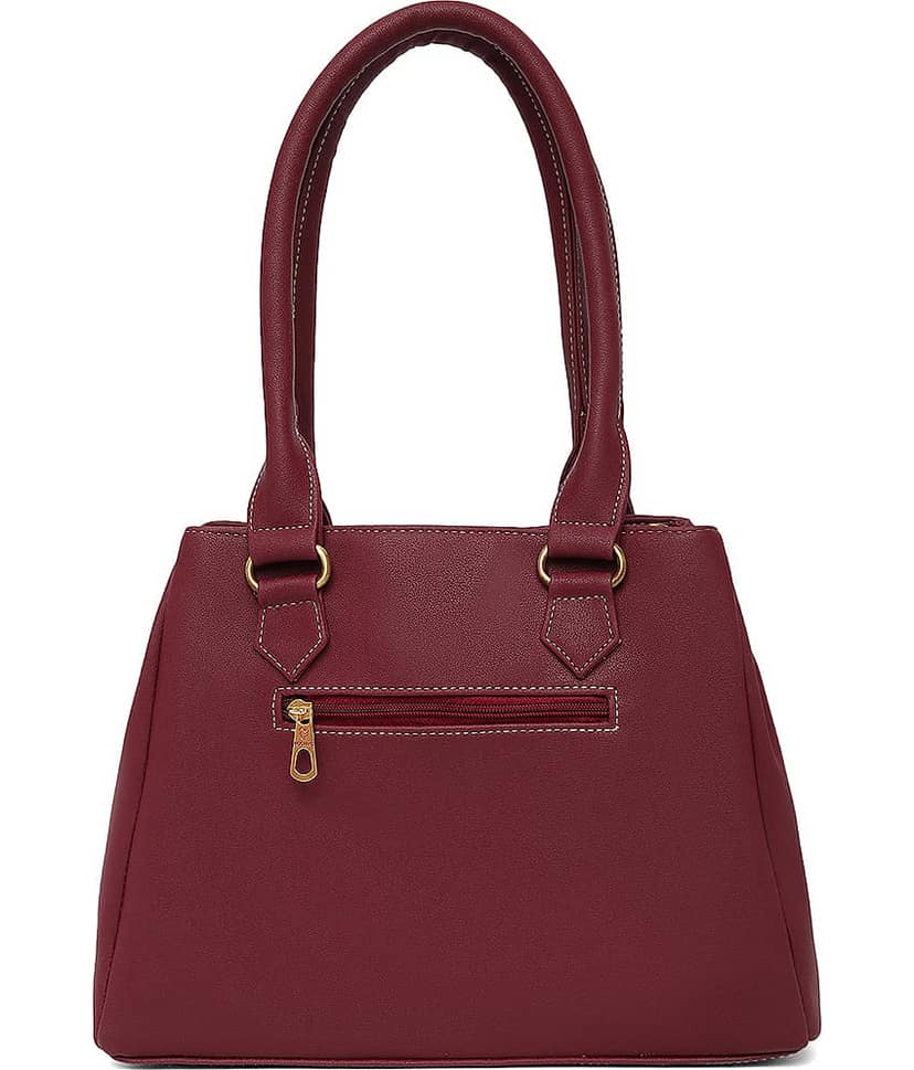 Fostelo Maroon P.U. Shoulder Bag view 2
