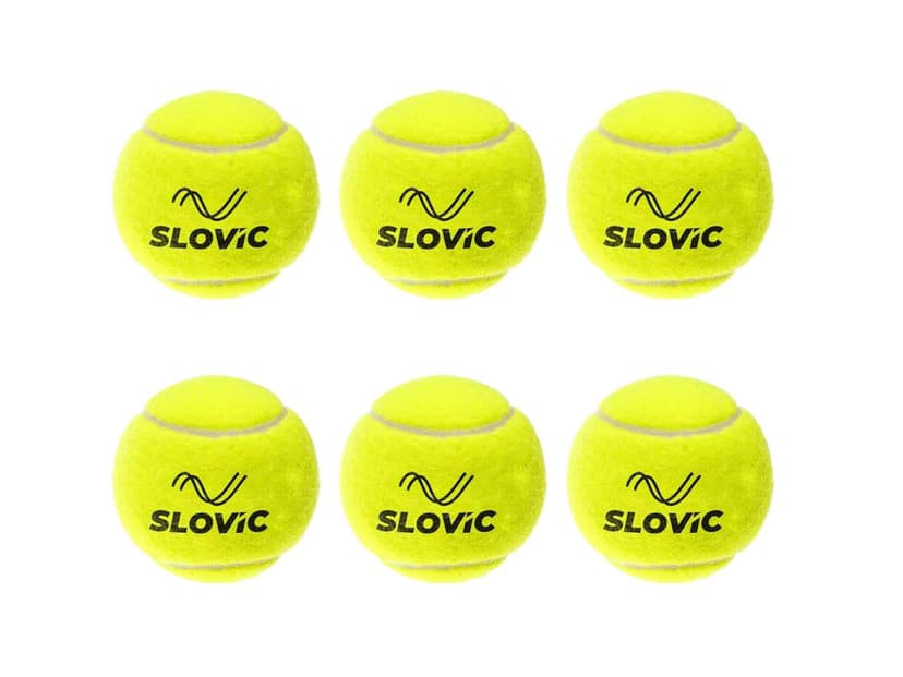 Slovic Tennis Cricket Ball - Pack Of 6
