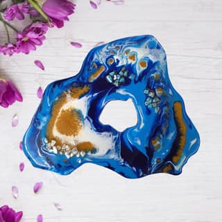 Resin Art on Abstract DIY Kit by Penkraft