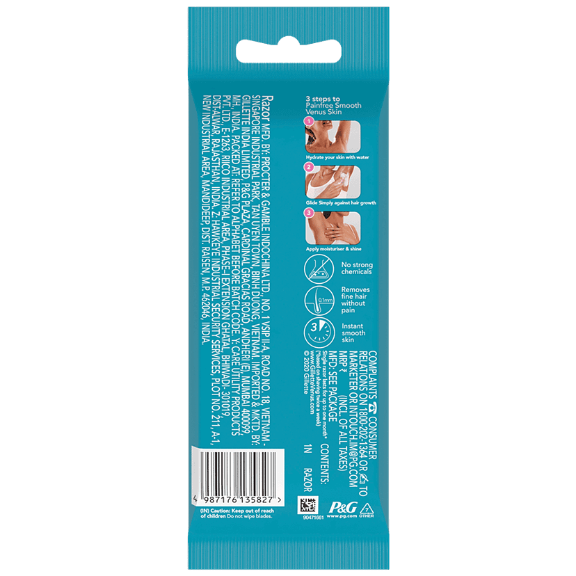 Gillette Venus Simply Venus 3 Blade Hair Removal Razor - For Women, 1 Pc view 2