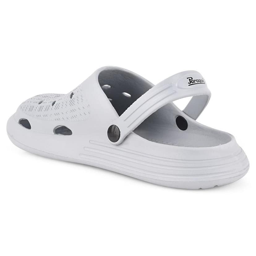 Paragon Grey Easy-to-wear Easy-to-wash Lightweight Clogs for Men view 2
