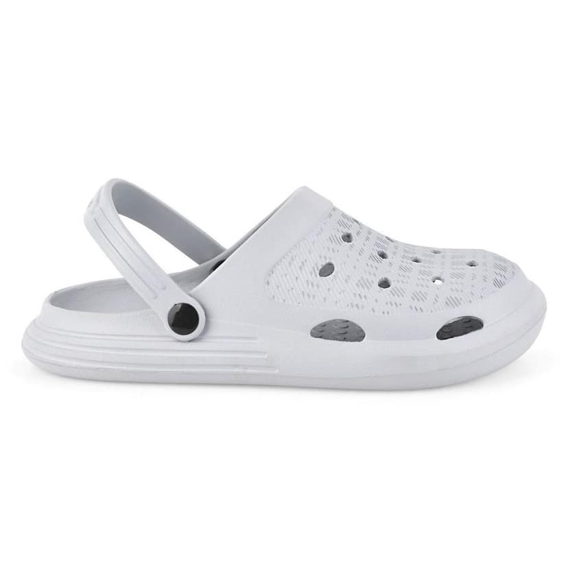 Paragon Grey Easy-to-wear Easy-to-wash Lightweight Clogs for Men view 3