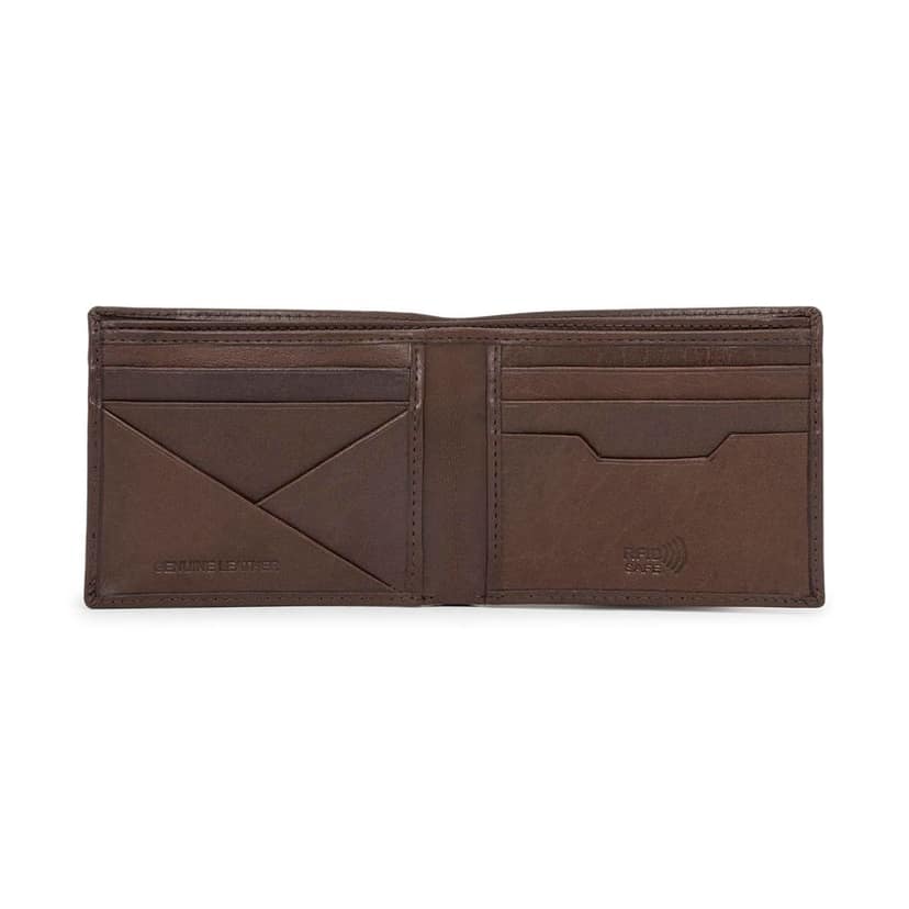 Red Tape Bifold Leather Wallet with RFID Protection for Men| Stay Organized and Secure view 6