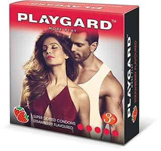 Playgard Condom 3 Pcs (Strawberry)