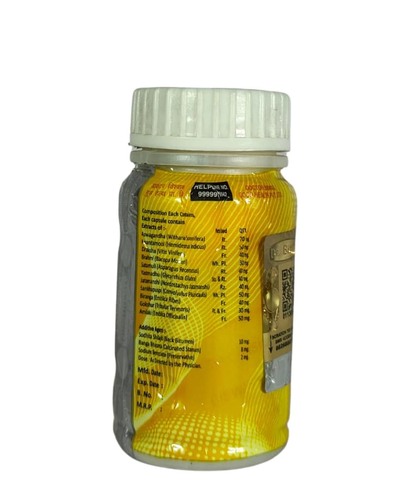 Dr Biswas Good Health Capsules – 50 Veg Caps × 5 Bottles (Total 300) | Natural Weight Gain, Energy & Immunity Booster | Appetite & Liver Support. view 2