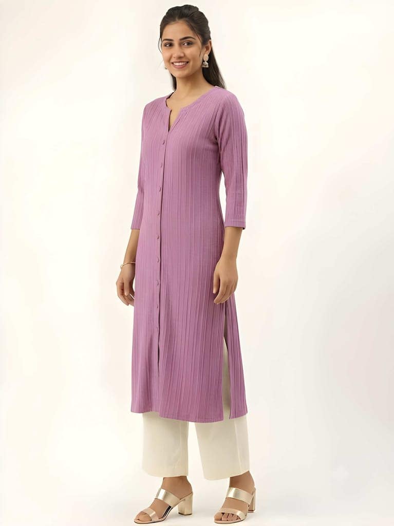 Stylish Kurti for Women, Elegant Traditional Ethnic Wear, Trendy Casual Daily Wear and Office Wear Long Kurta view 4
