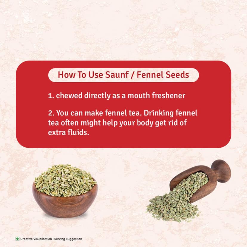 Garni Foods Whole Fennel Seeds 100g view 7