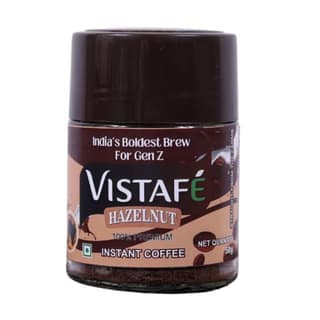Vistafe Hazelnut Instant Coffee for Smooth Nutty Taste