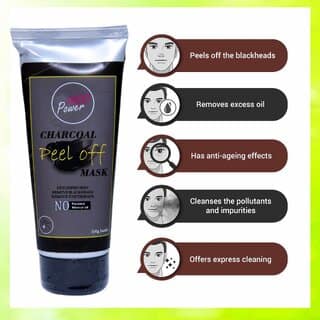 INDOPOWER ADd147-CHARCOAL PEEL OFF MASK 100g.