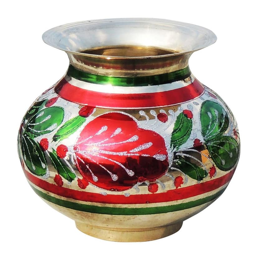 Brass Matki Colour No. 4, 350 ML (ZMAS152 B) view 3