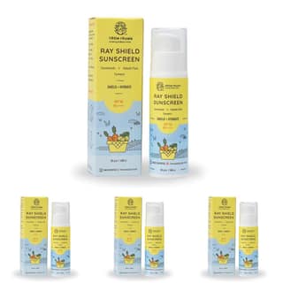 Little Rituals Baby Sunscreen for Kids 0-15 Yrs SPF 50 PA++++ Organic & Natural Lotion, UVA UVB IR, Blue Light, Wifi Radiation, Protection, Hypoallergenic, SWISS Tech, Daily Use Sunblock - 30gm Little Rituals Baby Sunscreen for Kids 0-15 Yrs SPF 50 PA+++