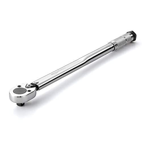 amazon basics 1/2-Inch Drive Click Torque Wrench - 20-150 ft.-lb, 27.1-203.5 Nm - Fixed Square view 2