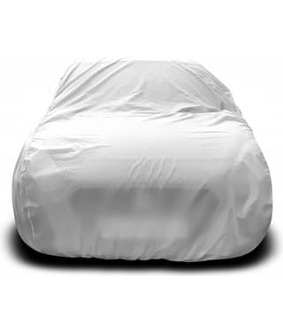 Autoretail Dust Proof Car Body Polyster Cover For Hyundai Creta With Mirror Pocket Silver (Pack Of 1)
