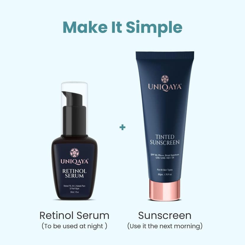 Uniqaya 1% Encapsulated Retinol Anti Ageing Face Serum | Reduce Fine Line & Wrinkle|Unisex Night Serum For Face view 9