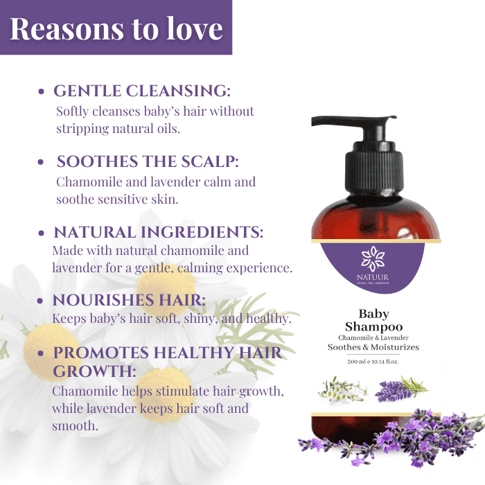 TENDER | Nourishing Baby Shampoo | Lavender | Chamomile | Cleanse | Calm | Protect view 3