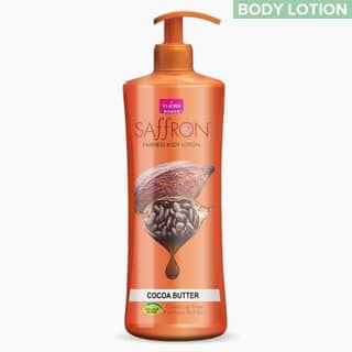 VI-JOHN Women Saffron Chemical Free Cocoa Butter Fairness Body Lotion With & Vitamin E - 400 ML