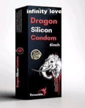 Infinity Love 6 Inch Dragon Condom The Ultimate Reusable Silicone Condom