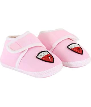 Neska Moda Baby Unisex Sport Baby Pink Booties/Shoes For 0 To 12 Months Infants-SK190