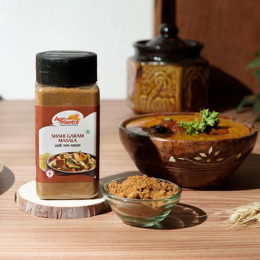 Agro Mantra Shahi Garam Masala Spice Mix 100g | Rich & Aromatic Blend | Perfect for Curries, Biryani, Marinades & Snacks | Authentic Indian Flavor | Fresh & Preservative-Free (pack of 2) view 7