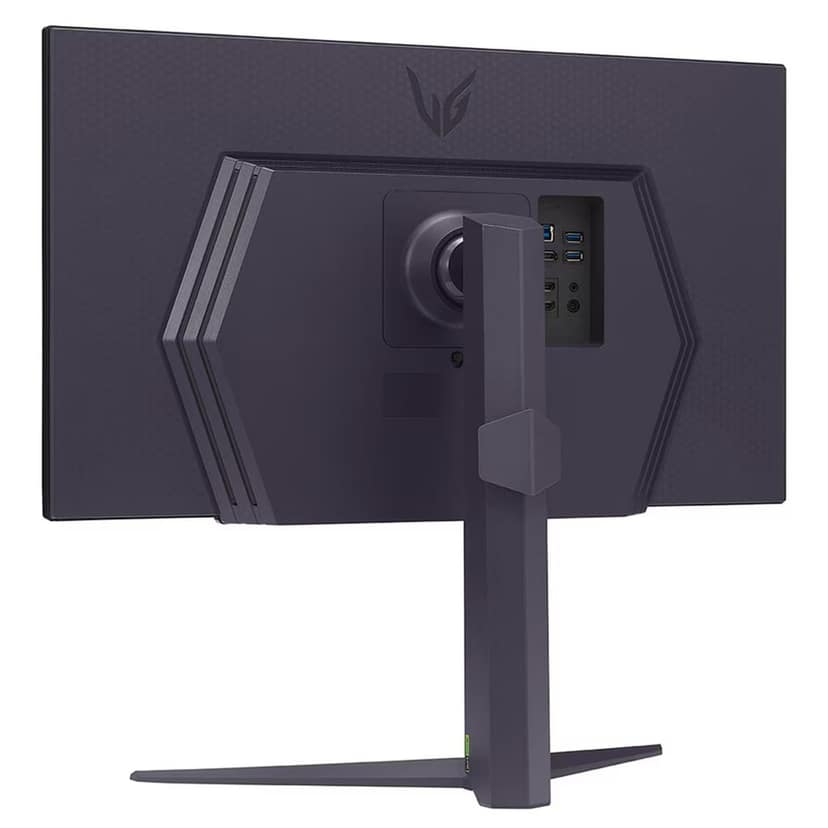 LG 27GS85Q Ultragear Gaming Monitor, 27", QHD, 2560 x 1440, Nano IPS, 1ms (GtG), 180Hz, NVIDIA G-SYNC Compatible, AMD FreeSync, HDR 400, Tilt/Height/Pivot Stand, HDMI, DP, HP Out, Black view 2