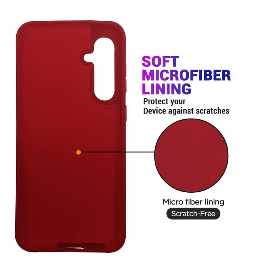 LIRAMARK Liquid Silicone Soft Back Cover Case for Samsung Galaxy S23 FE 5G view 4