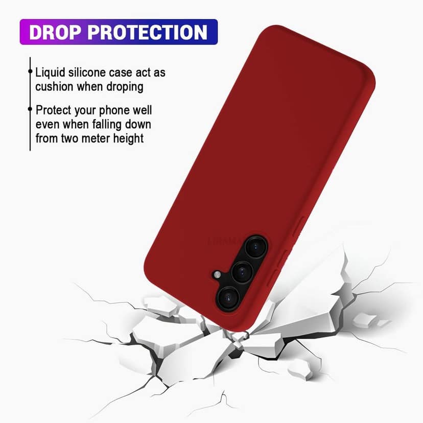 LIRAMARK Liquid Silicone Soft Back Cover Case for Samsung Galaxy S23 FE 5G view 5