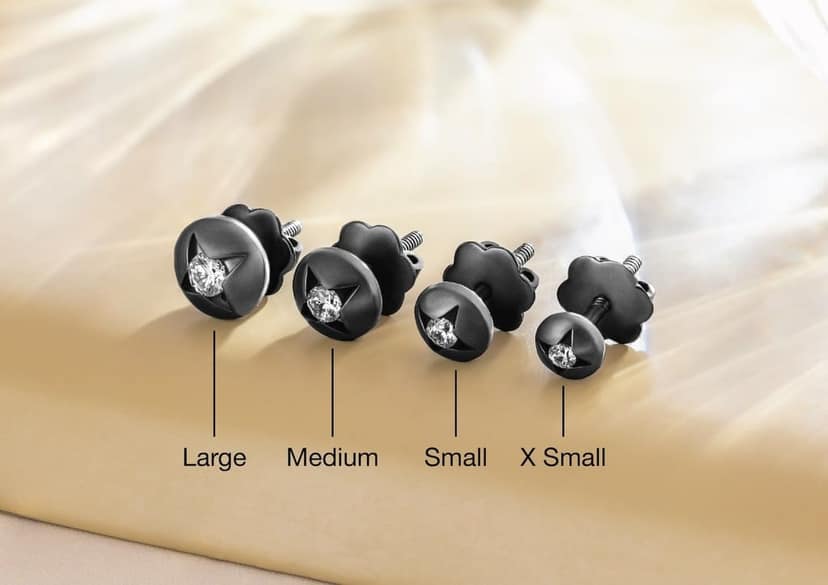 Radiant Starburst Ear Stud For Him (1 Pc Only) view 6