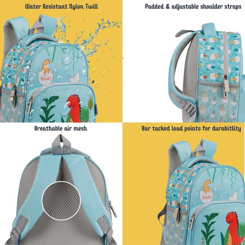 VISMIINTREND School Bags for Kids | School Backpack Bags | Water Resistant | Casual | Picnic | Travel | 2 to 5 Years Pre School Bags | Bag for Boys | Girls view 8