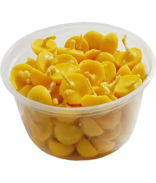 PRODUCTMINE® Pure Cow Ghee Diya (100 Diyas) Cotton Wick for Puja and Special Occasions