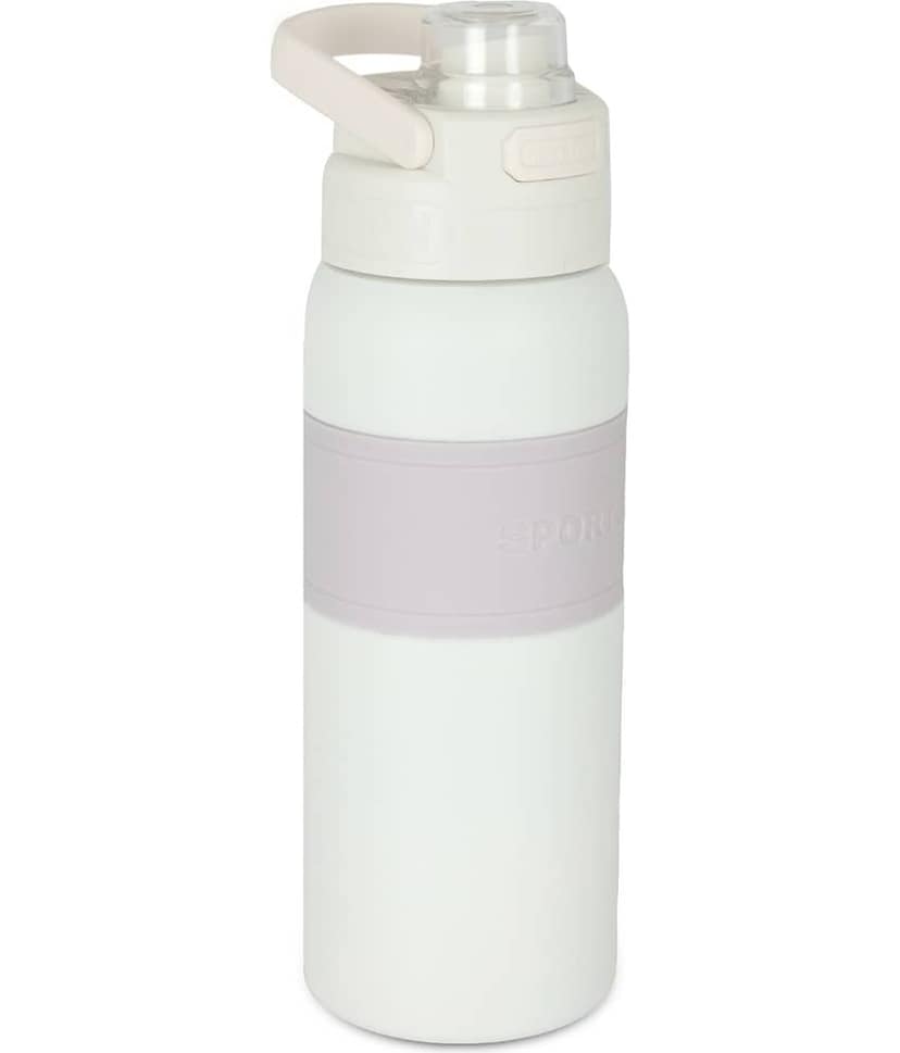 HomePro Hot & Cold Thermosteel Premium Vaccum Flask Bottle Purple Steel Water Bottle 800 mL ( Set of 1 )