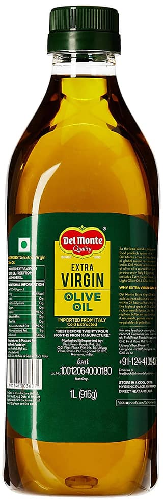 Del Monte Extra Virgin Olive Oil Bottle 1L