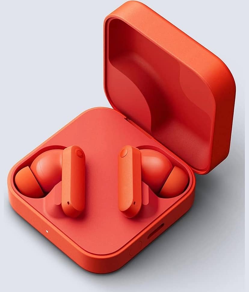 Life Like Bluetooth Earbuds With High Bass Sound In Ear TWS Orange view 2
