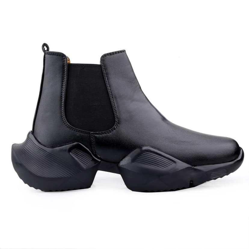 Bxxy's Faux Leather Comfort Wear Premium Chelsea Boots for Men view 4