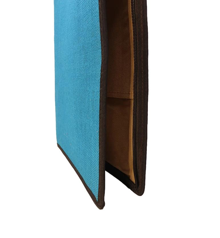 Handcrafted Jute File Folder – Eco-Friendly Document Organizer view 4