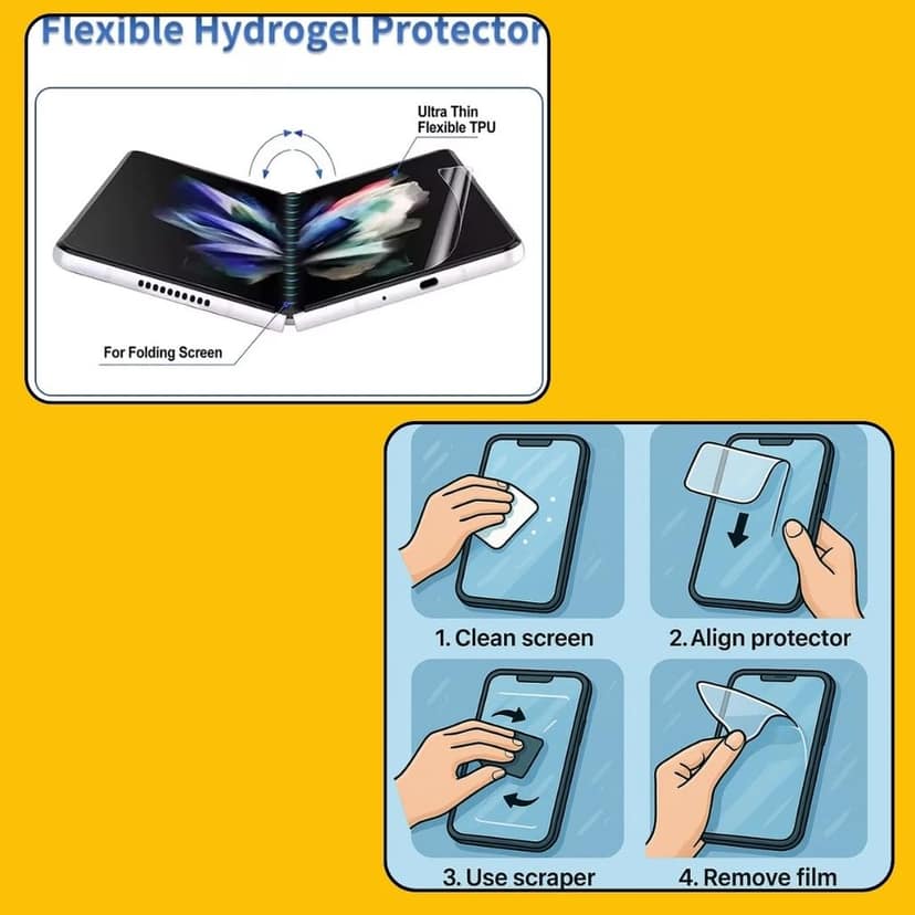 SKINOVITA Vivo Front Glossy Screen Protector | Crystal Clear HD Protection with Smooth Touch & Full Screen Coverage view 5