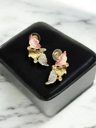 Blooming Beauty Earrings - Floral Fusion By Amit Chauhan And Sons
