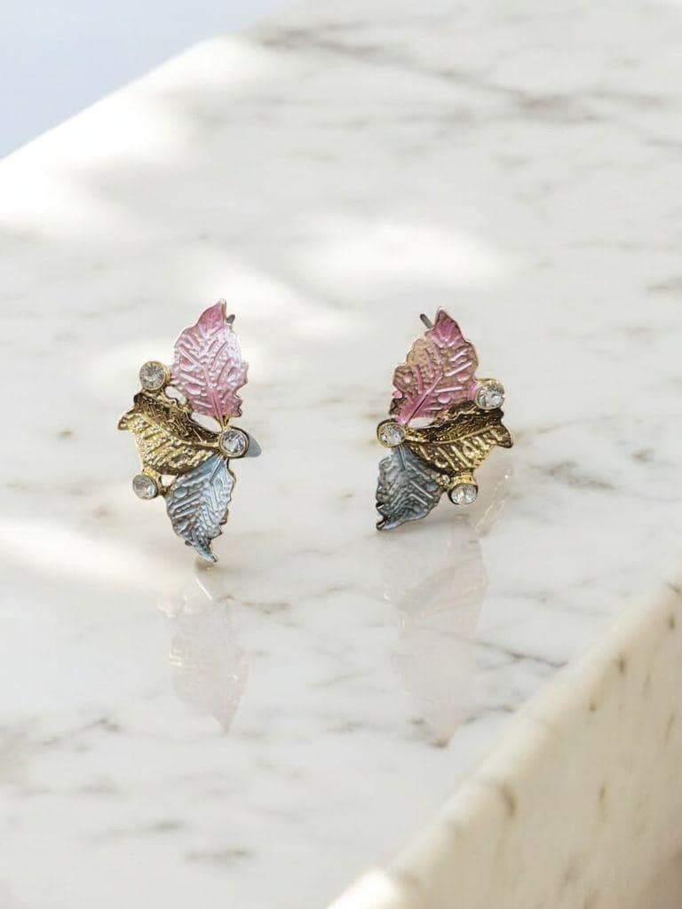 Blooming Beauty Earrings - Floral Fusion By Amit Chauhan And Sons view 2
