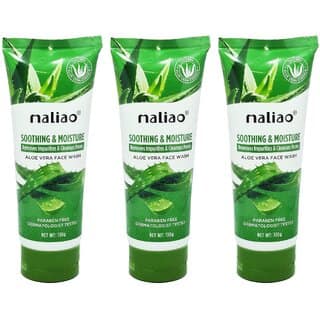 Maliao Soothing & Moisture Aloe Vera Face Wash - 130g (Pack Of 3)