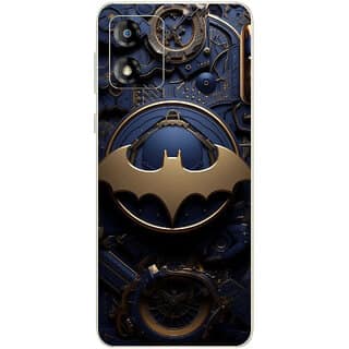 Yug Emporium Moto E13 Black BATMAN 9D (Back Cover, Multicolor)