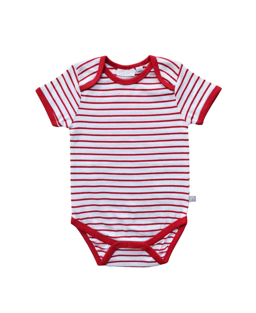 Baby's Romper/Onesie,Color-Red/White