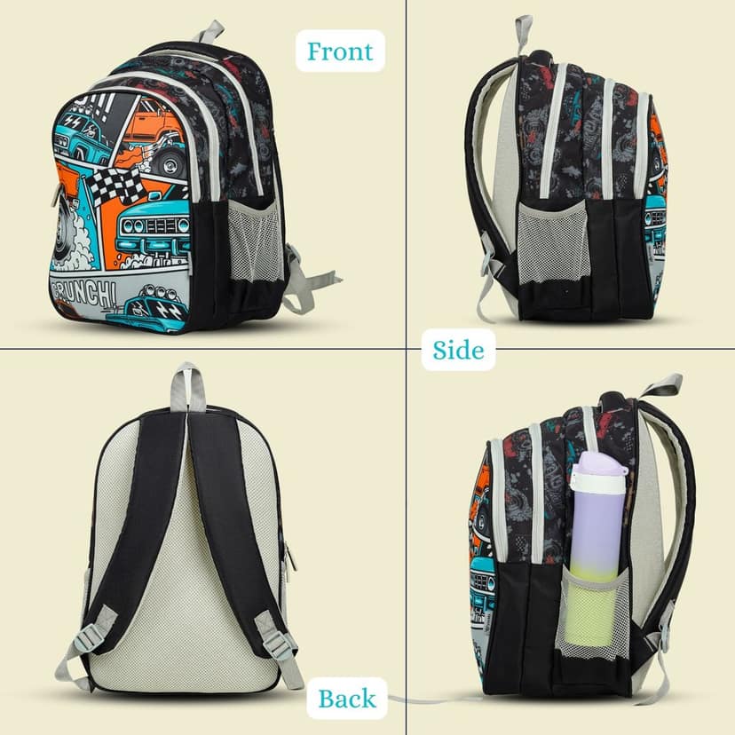 VISMIINTREND School Backpack Bags for Kids | School Bags | Water Resistant | Casual | Picnic | Travel | 5 to 10 Years School Backpack | Bag for Boys | Girls view 5