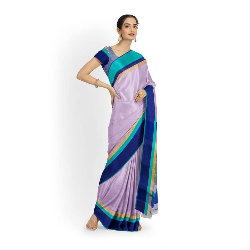 Ganga Jamna Border Saree view 4