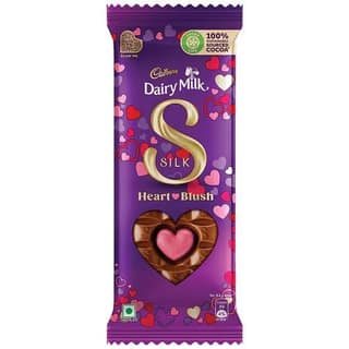 Cadbury Dairy Milk Silk Heart Blush, 150 gm - Cadbury Dairy Milk Silk Heart Blush, 150 gm