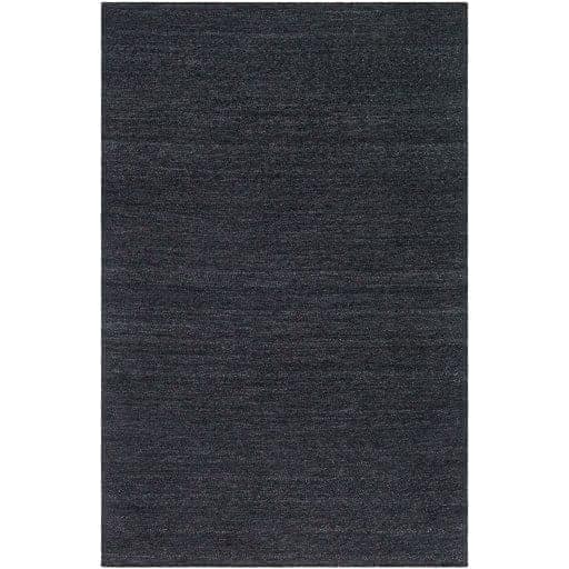 Hand-Woven Acacia Black Recycled Pet Yarn Rug view 2