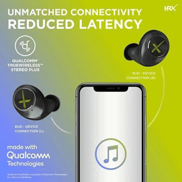 HRX X-Drops 9G With Quick Touch Technology Wireless Earbuds view 3
