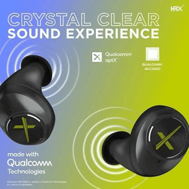 HRX X-Drops 9G With Quick Touch Technology Wireless Earbuds view 4