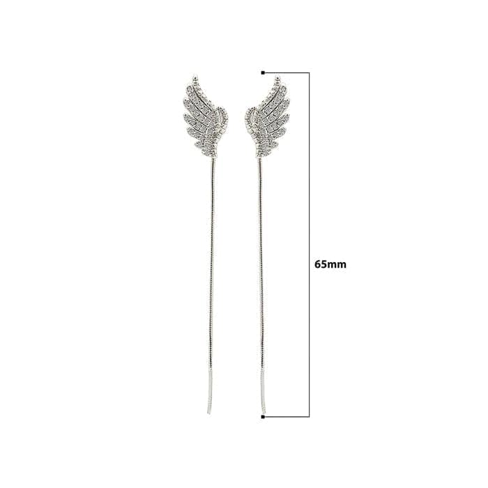 Silver Fly High Earrings view 4