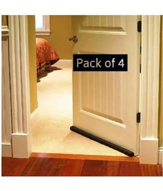 Croon Door Bottom Sealing Strip Guard For Door (Size-39 inch) (Pack of 4 ) (Brown) Door Seal