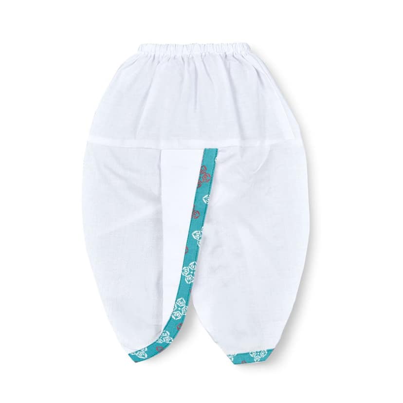 mustmom Rice Ceremony Full Sleeve Cotton Ethnic Dress Kids Lungi Dhoti Kurta Set for Boy view 2